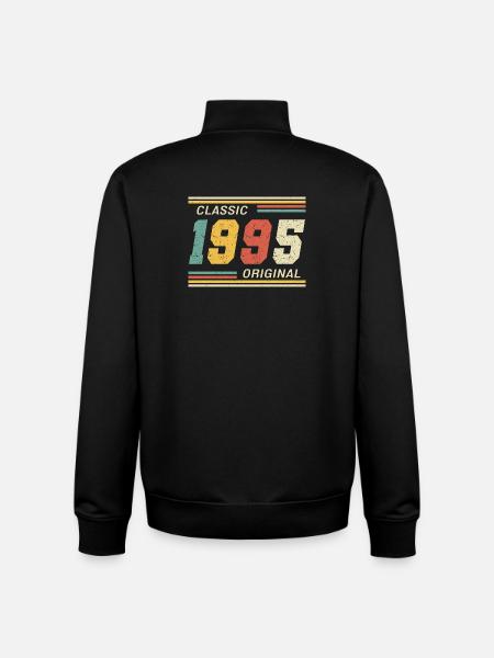 Classic 1995 original 1995 - Unisex Organic Zip Sweatshirt by Stanley/Stella - black
