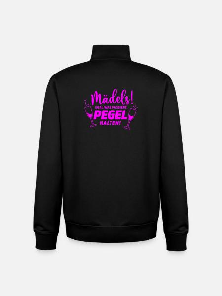 Mädels Party Mädelabend - Unisex Organic Zip Sweatshirt von Stanley/Stella - Schwarz
