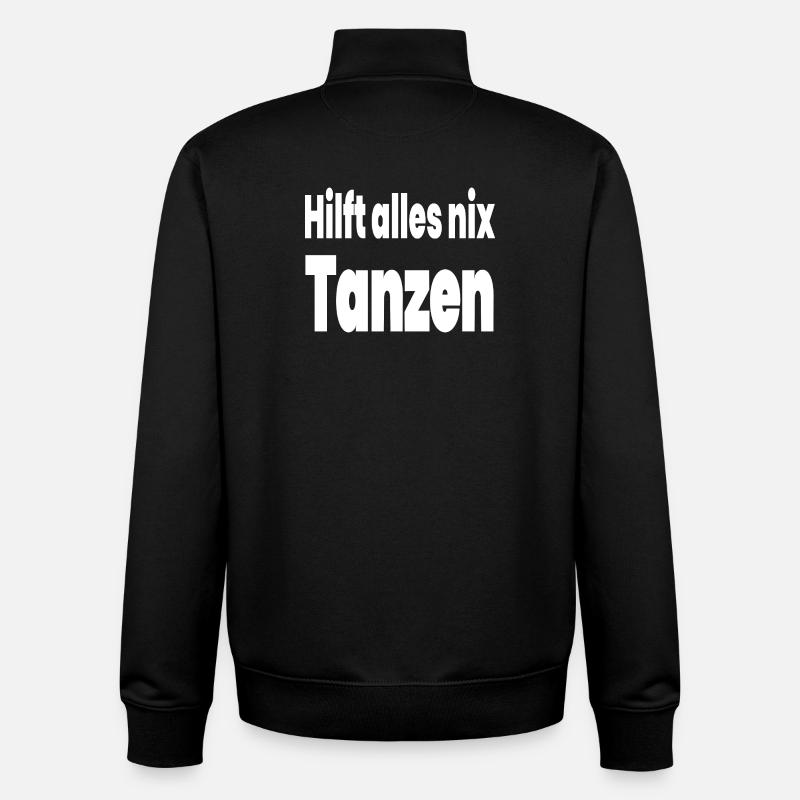 Tanzen - Unisex Organic Zip Sweatshirt von Stanley/Stella - Schwarz
