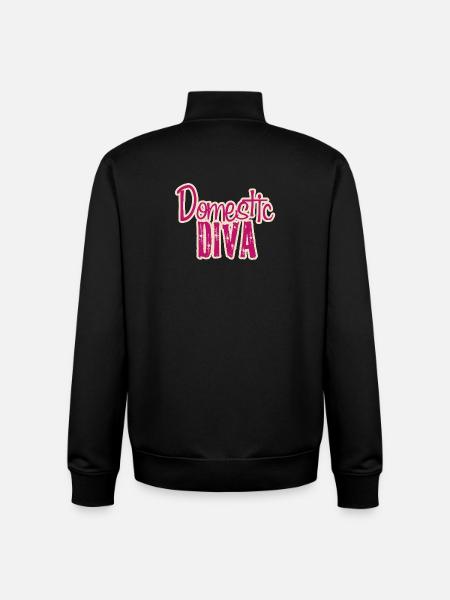 Hausdiva - Unisex Organic Zip Sweatshirt von Stanley/Stella - Schwarz
