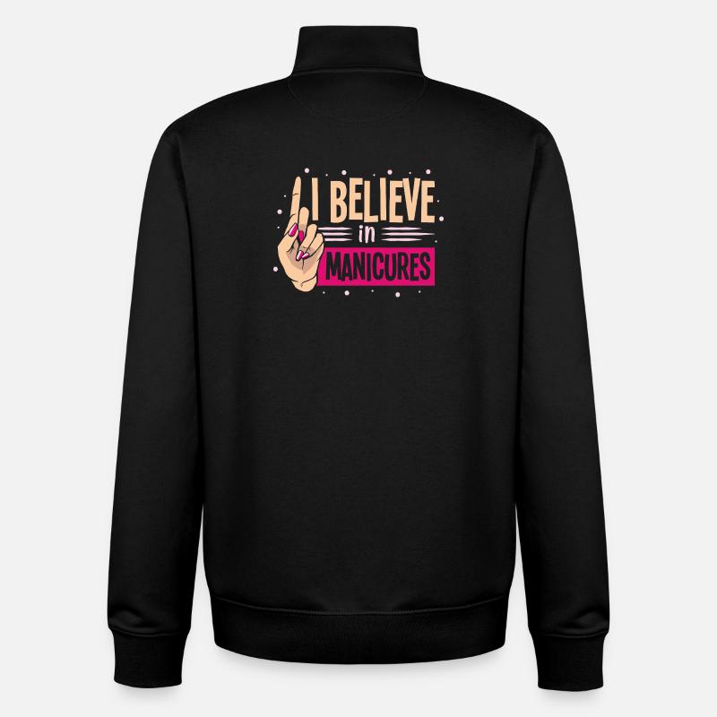 Nageldesigner Nageldesignerin Kosmetik Nagelstudio - Unisex Organic Zip Sweatshirt von Stanley/Stella - Schwarz