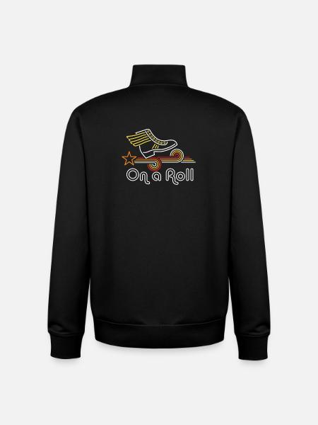 On a Roll - Unisex Organic Zip Sweatshirt by Stanley/Stella - black