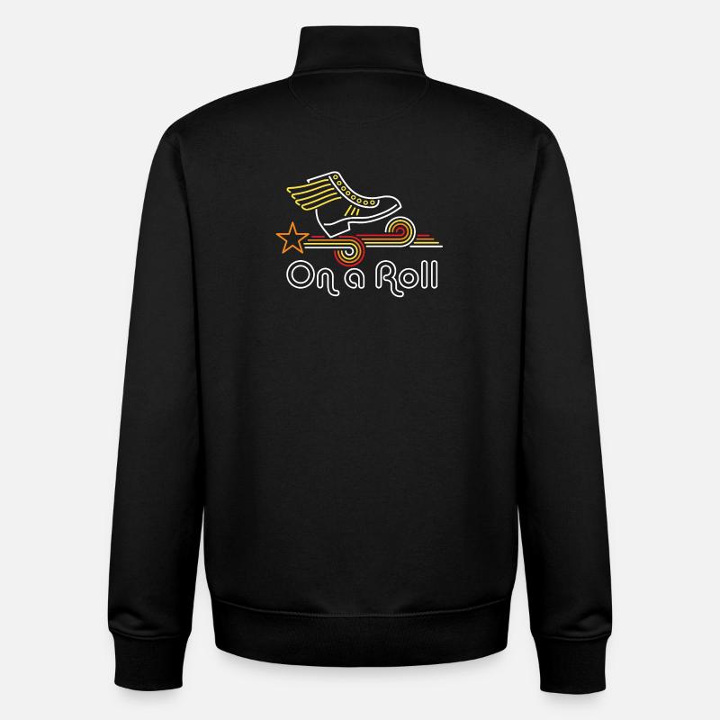 On a Roll - Unisex Organic Zip Sweatshirt by Stanley/Stella - black