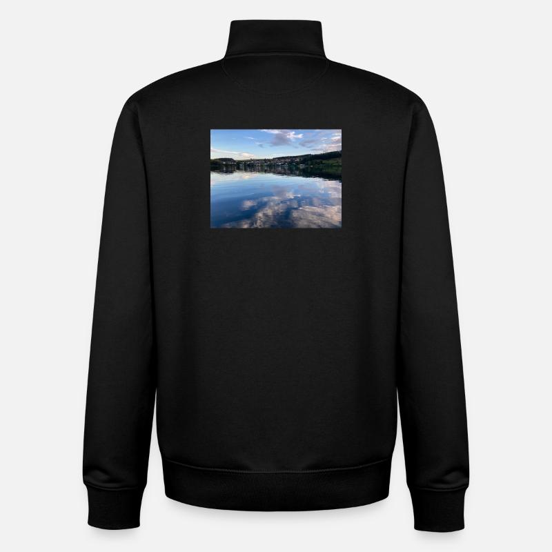 Schalkenmehrener Maa - Sweat zippé unisexe en coton bio Stanley/Stella - noir