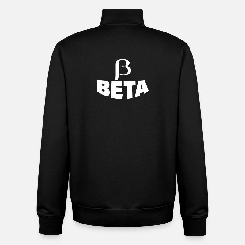 BETA - Unisex Organic Zip Sweatshirt by Stanley/Stella - black