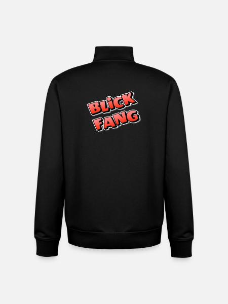 BLICK FANG - Unisex Organic Zip Sweatshirt von Stanley/Stella - Schwarz