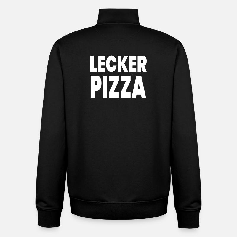 Pizza - Unisex Organic Zip Sweatshirt von Stanley/Stella - Schwarz