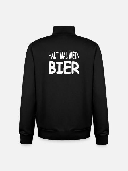 Beer - Unisex Organic Zip Sweatshirt by Stanley/Stella - black