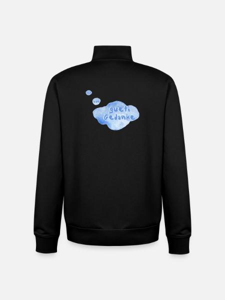 pensa gueti - Sweat zippé unisexe en coton bio Stanley/Stella - noir