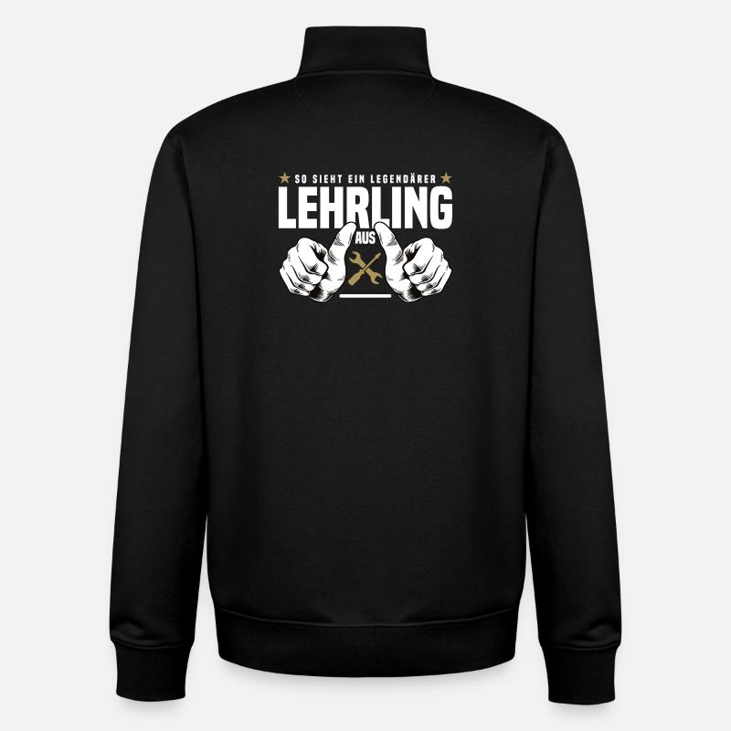 Lehrling - Unisex Organic Zip Sweatshirt von Stanley/Stella - Schwarz