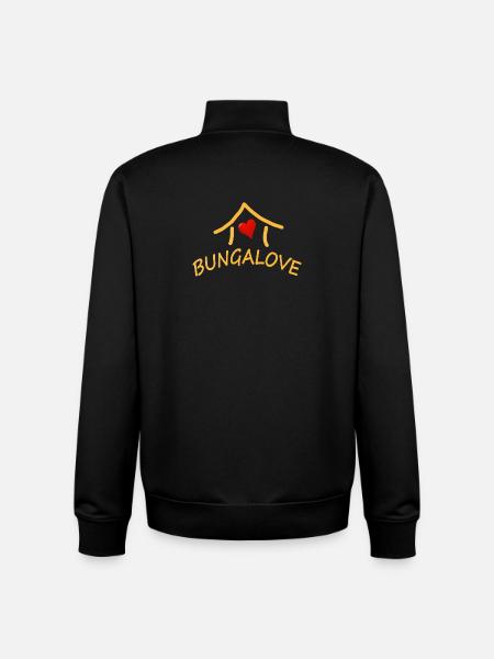 BUNGALOVE - Sweat zippé unisexe en coton bio Stanley/Stella - noir