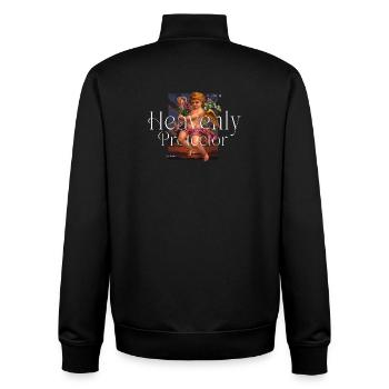 Heavenly Protector - Unisex Organic Zip Sweatshirt by Stanley/Stella - black - Back - AI Model Male 185 light (185cm)