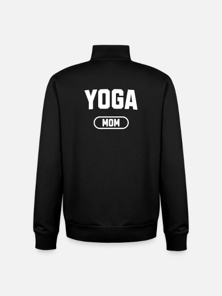 Yoga-Mama - Unisex Organic Zip Sweatshirt von Stanley/Stella - Schwarz