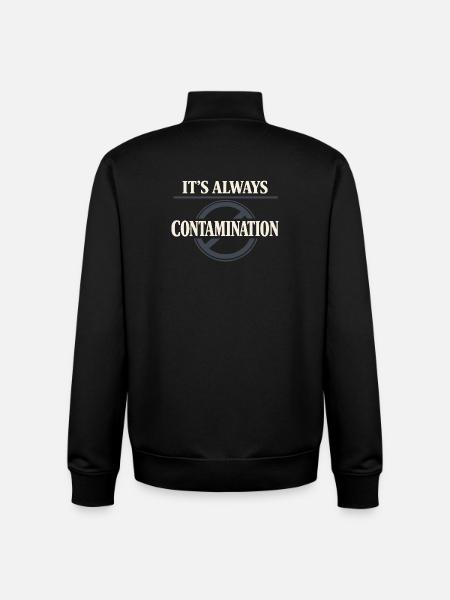 microbiology - Unisex Organic Zip Sweatshirt by Stanley/Stella - black