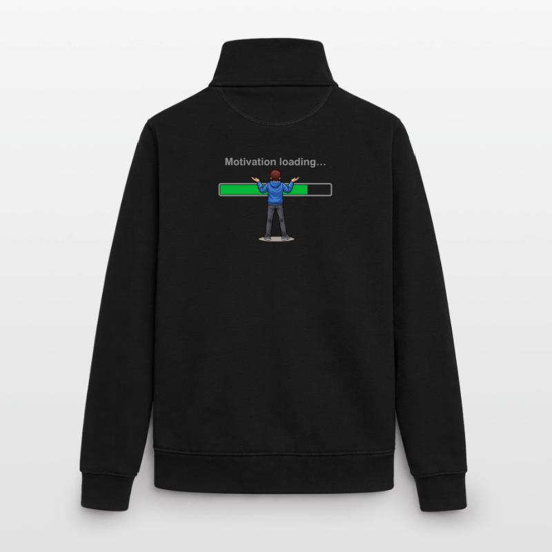 Motivation Loading… Please Wait Unisex Organic Zip Sweatshirt by Stanley/Stella