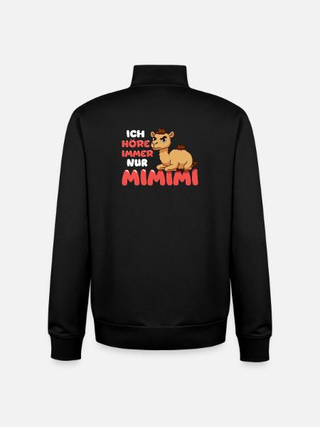 Ich Höre Immer Nur Mimimi Kamel - Unisex Organic Zip Sweatshirt von Stanley/Stella - Schwarz