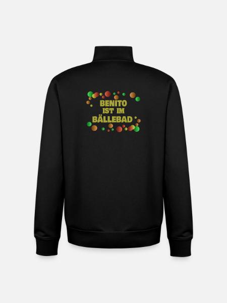 Be als Baellebad - Unisex Organic Zip Sweatshirt von Stanley/Stella - Schwarz