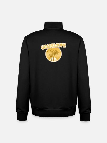Strand Guadeloupe - Unisex Organic Zip Sweatshirt von Stanley/Stella - Schwarz