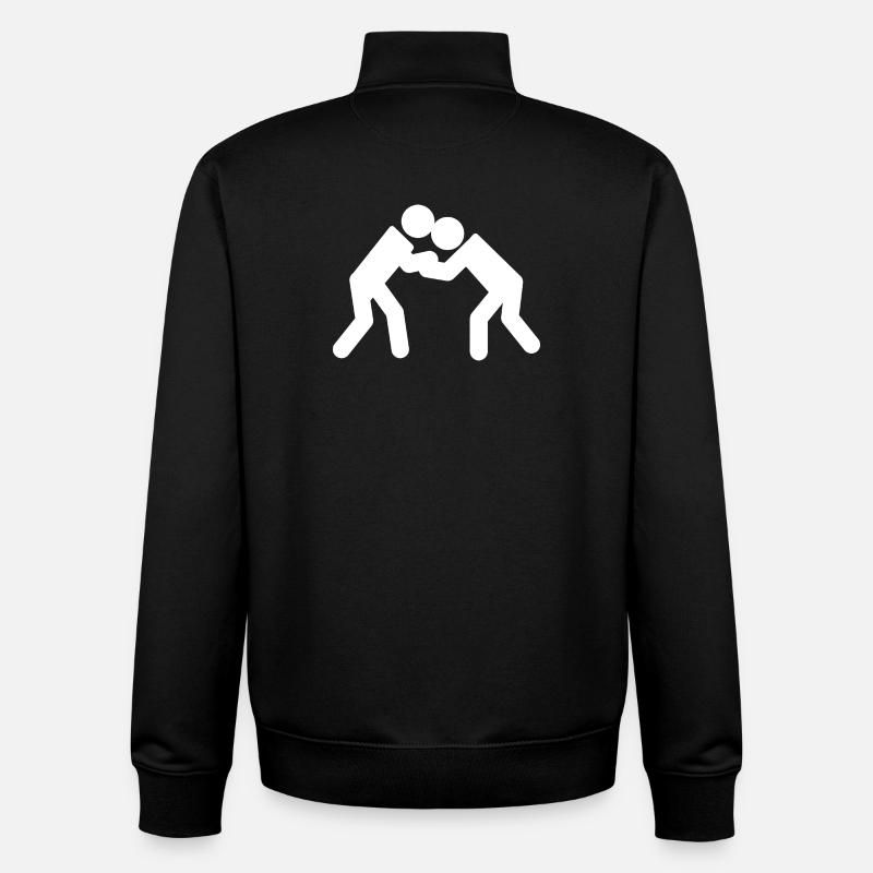 Ringen - Unisex Organic Zip Sweatshirt von Stanley/Stella - Schwarz
