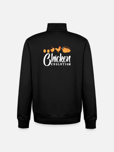Chicken Whisperer Chicken Chicken Keeper Chickens - Unisex Organic Zip Sweatshirt by Stanley/Stella - black