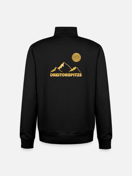Dreitorspitze - Unisex Organic Zip Sweatshirt von Stanley/Stella - Schwarz