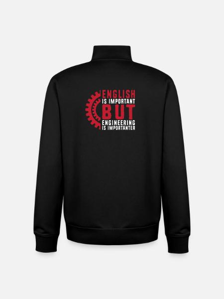 Ingenieur Student - Unisex Organic Zip Sweatshirt von Stanley/Stella - Schwarz