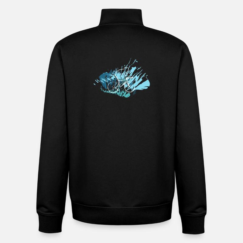 Biker  Style 26 - Unisex Organic Zip Sweatshirt von Stanley/Stella - Schwarz