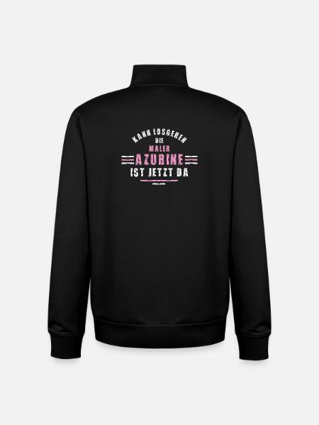 Painter apprentice training apprenticeship painter varnisher - Unisex Organic Zip Sweatshirt by Stanley/Stella - black
