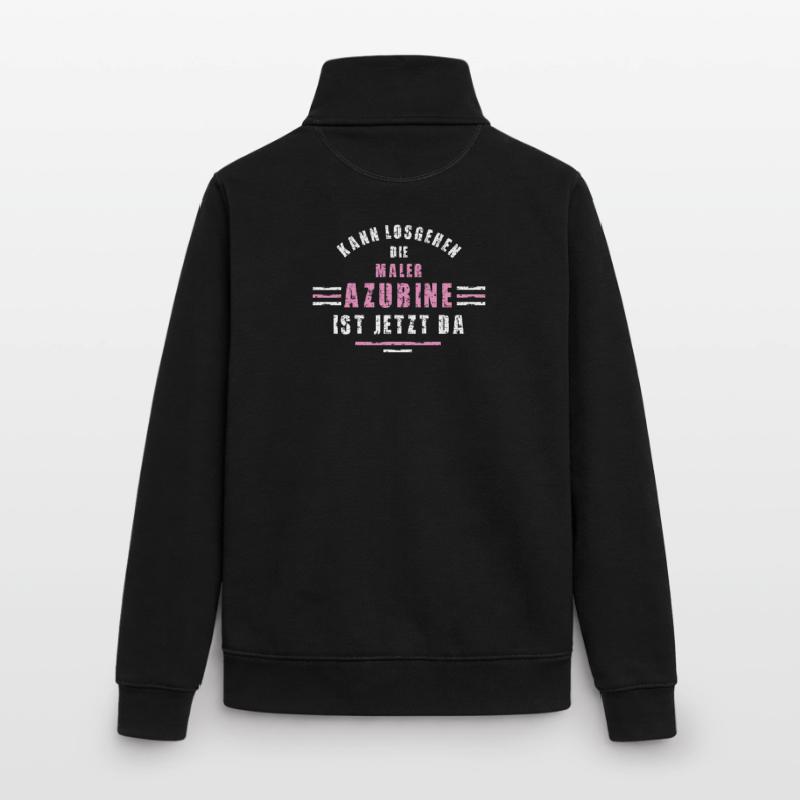 Painter apprentice training apprenticeship painter varnisher Unisex Organic Zip Sweatshirt by Stanley/Stella