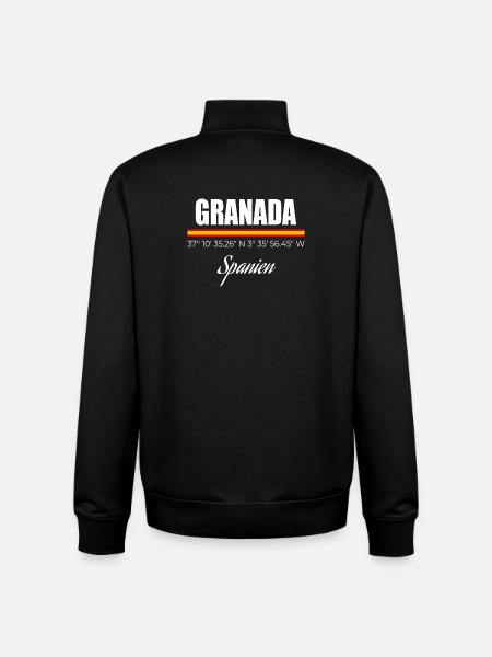 Grenade - Sweat zippé unisexe en coton bio Stanley/Stella - noir
