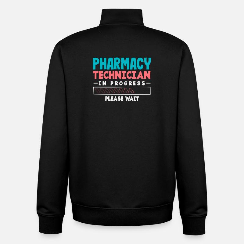 Pharmacist Pharmaceutical Technical - Unisex Organic Zip Sweatshirt by Stanley/Stella - black