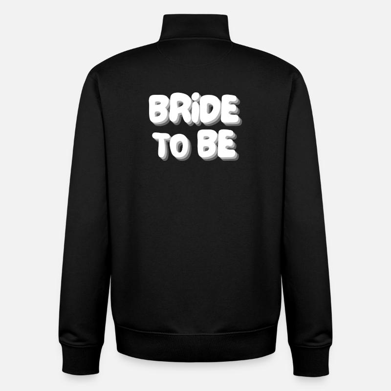 Future mariée - Sweat zippé unisexe en coton bio Stanley/Stella - noir