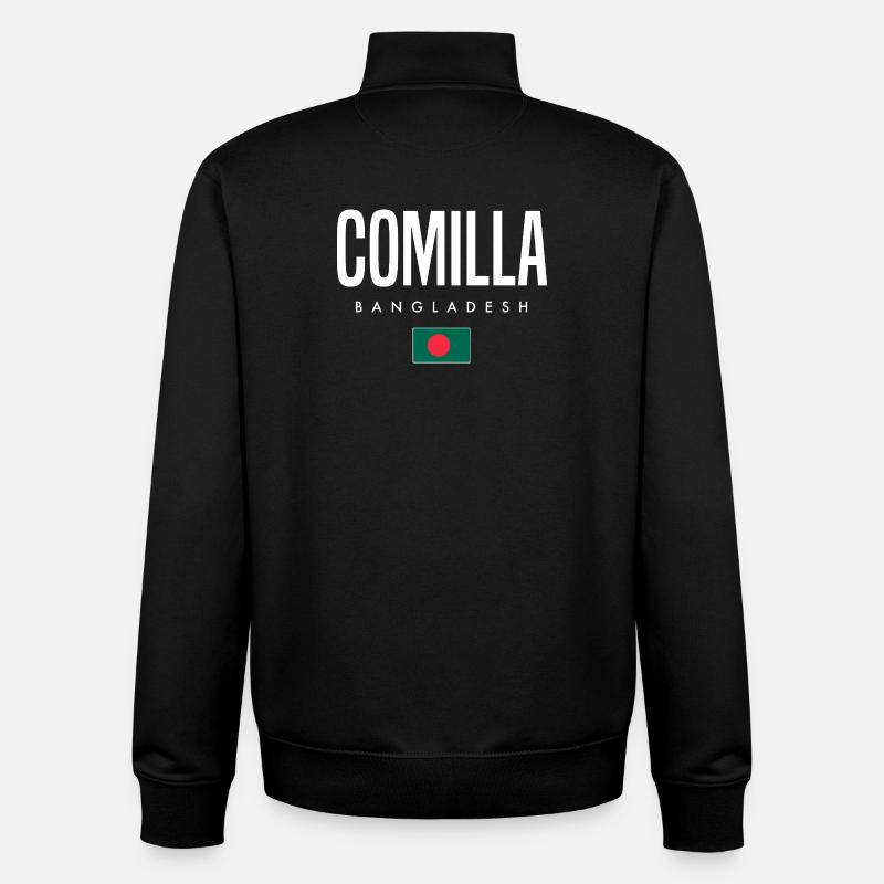 Comilla Bangladesch - Unisex Organic Zip Sweatshirt von Stanley/Stella - Schwarz