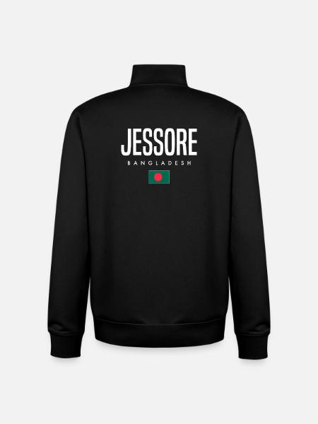 Jessore Bangladesh - Unisex Organic Zip Sweatshirt by Stanley/Stella - black