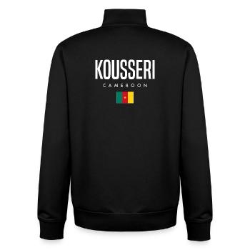 Kousseri Kamerun Kameruner - Unisex Organic Zip Sweatshirt von Stanley/Stella - Schwarz - Hinten - AI Model Male 185 light (185cm)
