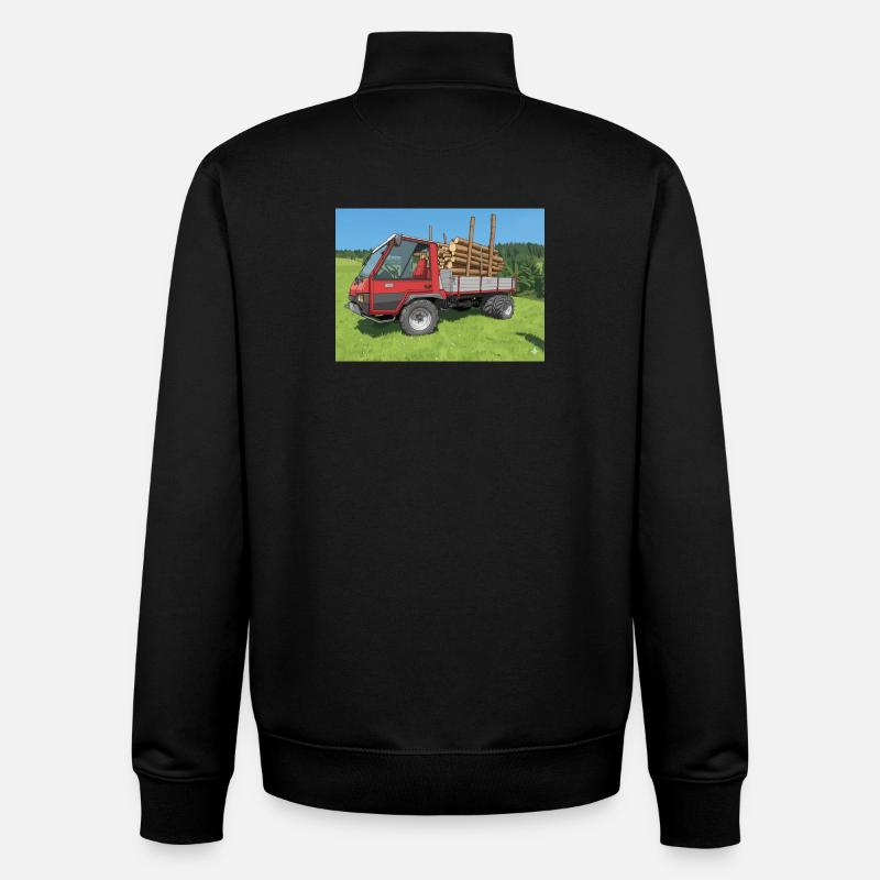 AEBI TP68 - Unisex Organic Zip Sweatshirt von Stanley/Stella - Schwarz
