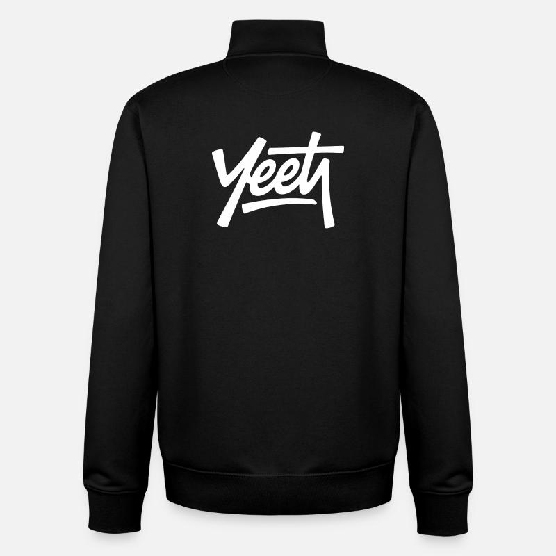 Yeet – Lustige Gen-Alpha-Memes - Unisex Organic Zip Sweatshirt von Stanley/Stella - Schwarz