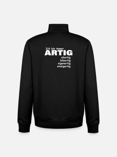 good - Unisex Organic Zip Sweatshirt by Stanley/Stella - black