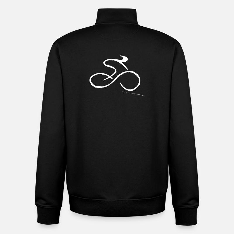 Cycling - Unisex Organic Zip Sweatshirt von Stanley/Stella - Schwarz