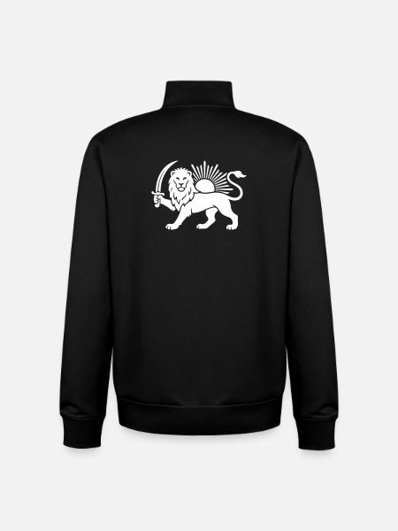 Persischer Löwe Persien Iran - Unisex Organic Zip Sweatshirt von Stanley/Stella - Schwarz
