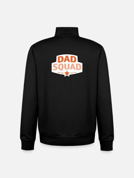 Papa-Squad - Unisex Organic Zip Sweatshirt von Stanley/Stella - Schwarz