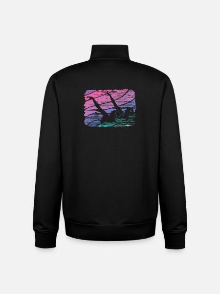 Artistic Swim Team Synchronized Swimming - Unisex Organic Zip Sweatshirt by Stanley/Stella - black
