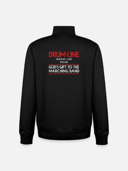 Drumsticks Drums Drummers - Unisex Organic Zip Sweatshirt by Stanley/Stella - black