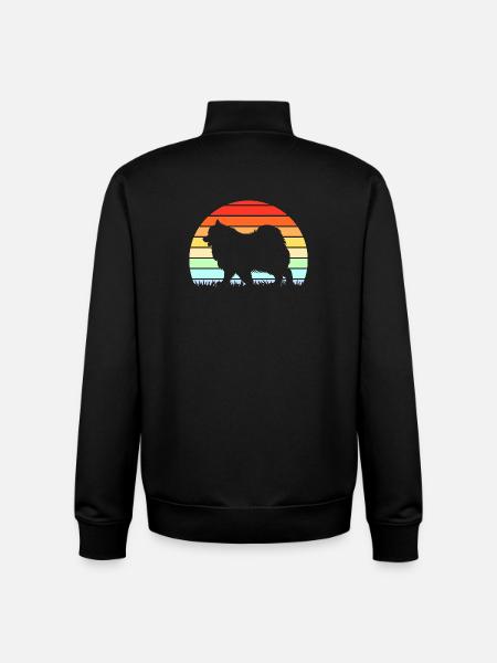 Samoyed Dog Samoyed - Unisex Organic Zip Sweatshirt by Stanley/Stella - black