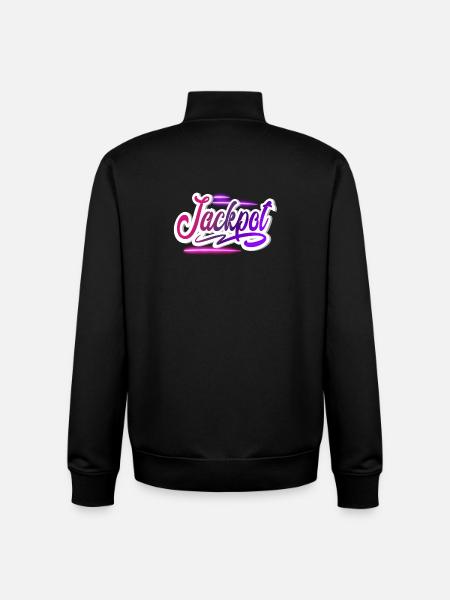 jackpot - Unisex Organic Zip Sweatshirt by Stanley/Stella - black