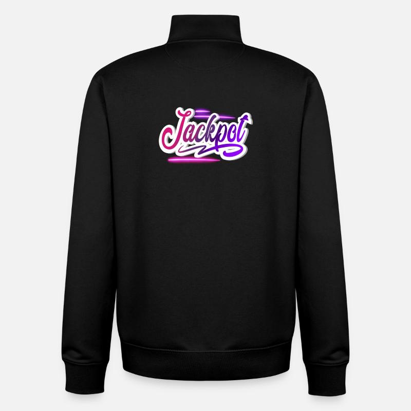 Jackpot - Unisex Organic Zip Sweatshirt von Stanley/Stella - Schwarz