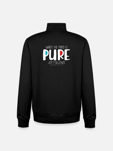 Pure - Unisex Organic Zip Sweatshirt by Stanley/Stella - black