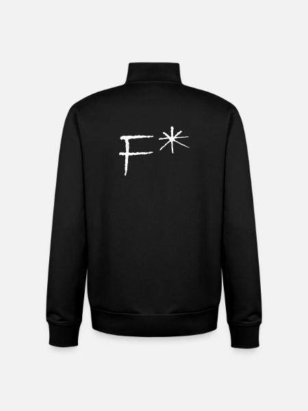 Ficken* - Unisex Organic Zip Sweatshirt von Stanley/Stella - Schwarz