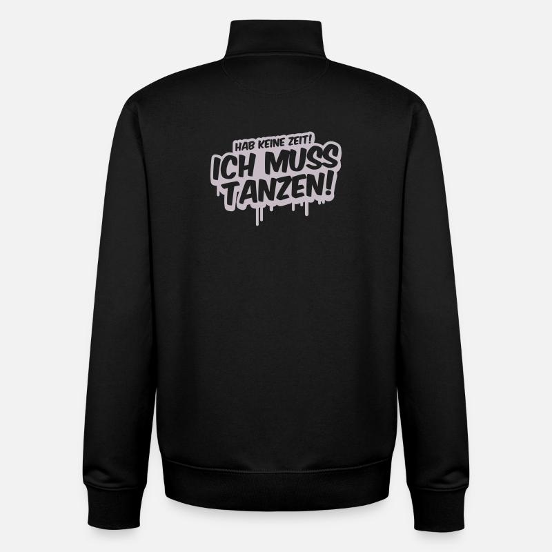 I Have To Dance Graffiti - Unisex Organic Zip Sweatshirt by Stanley/Stella - black