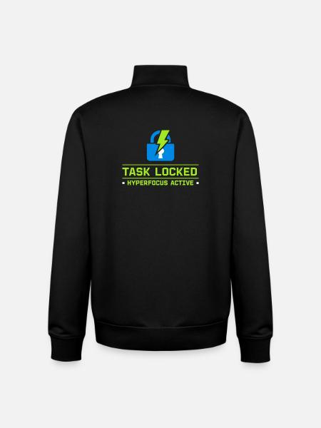 Adhs-hyperfokus-modus Adhs-humor Neurodivergent - Unisex Organic Zip Sweatshirt von Stanley/Stella - Schwarz